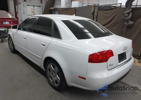 2007 Audi A4 2.0T from USA, damaged, VIN WAUAF78EX7A099679